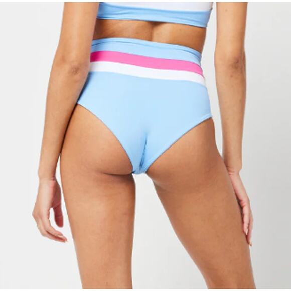 L*Space Portia Stripe Bikini Bottom S - Picture 7 of 7